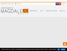 Tablet Screenshot of magdalena-apartments.com
